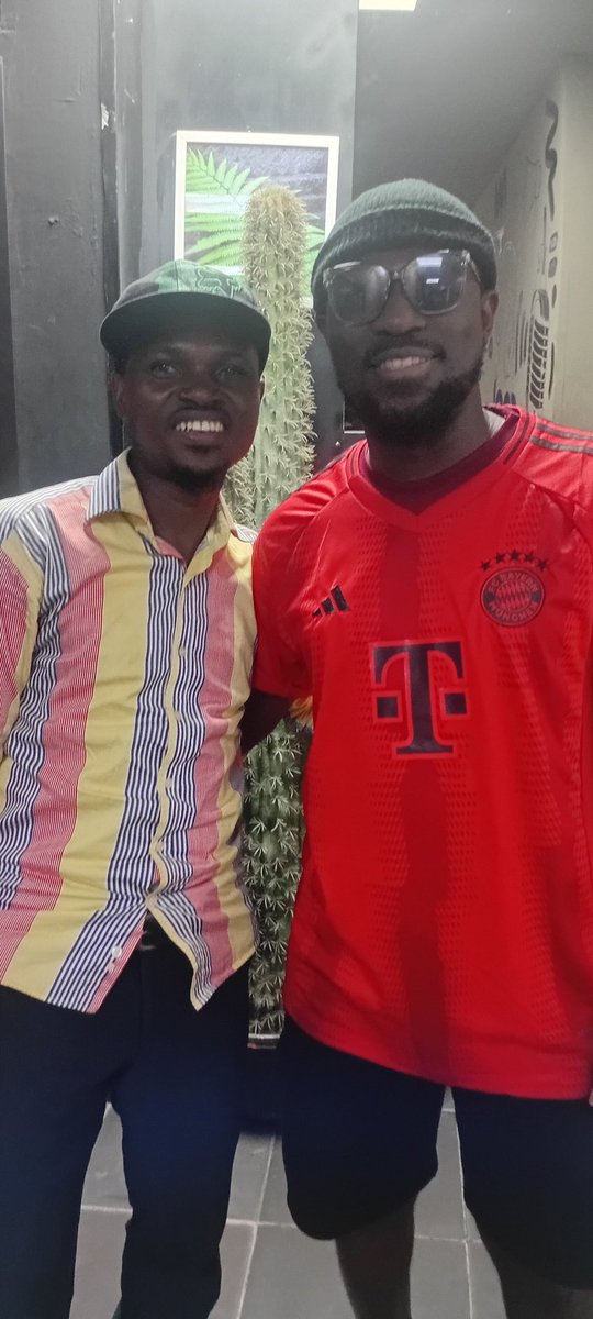 I'm having a great time doing what I love to do, which is talking about sports and tactics.  <a href="/NigeriainfoFM/">Nigeria Info FM 99.3</a> <a href="/FATGofficial/">Femi & The Gang</a> <a href="/FemiObongDaniel/">Femi Obong Daniels</a> <a href="/ChumaNnoli/">Chuma Nnoli</a> 
#fanbattle4