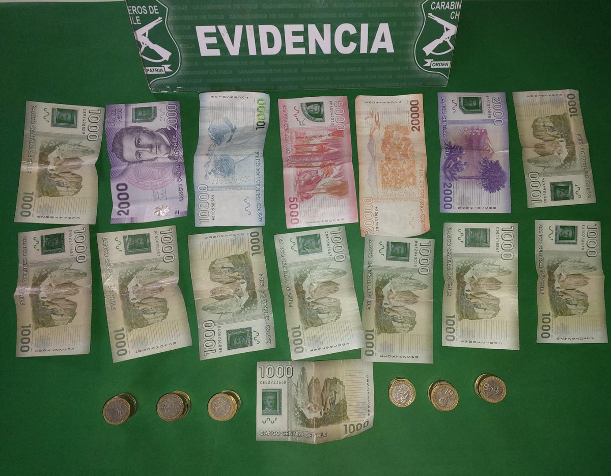 CarabBioBio's tweet photo. Carabineros de servicio focalizado de la Subcomisaría #los Álamos, logró detener a 2 sujetos adultos por el delito de Microtráfico, quienes se mantenían en la vía pública, aparentemente, realizando una transacción de droga. https://t.co/nlrUzOk4jJ