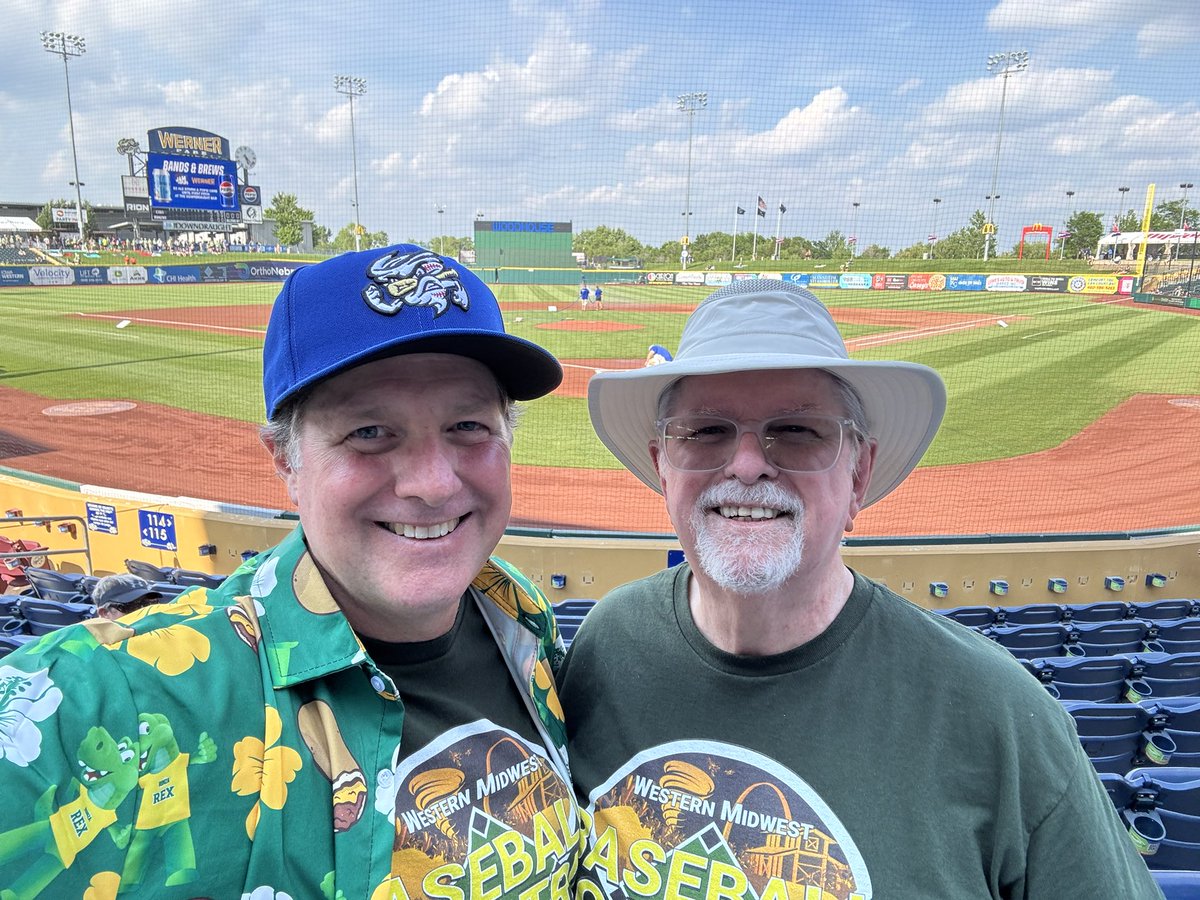 Mapping the Path (@mappingthepath) on Twitter photo Hello from <a href="/WernerPark/">Werner Park</a> in Omaha, where Dad and I are ready to see the Triple-A <a href="/OMAStormChasers/">Omaha Storm Chasers</a> (<a href="/Royals/">Kansas City Royals</a> affiliate) who will play as the Runzas as they face off against the <a href="/IowaCubs/">Iowa Cubs</a> โ Game 13 of the Western Midwest Baseball Road Trip!
ย
#WMWRoadTrip #20ballparks21days Hello from <a href="/WernerPark/">Werner Park</a> in Omaha, where Dad and I are ready to see the Triple-A <a href="/OMAStormChasers/">Omaha Storm Chasers</a> (<a href="/Royals/">Kansas City Royals</a> affiliate) who will play as the Runzas as they face off against the <a href="/IowaCubs/">Iowa Cubs</a> โ Game 13 of the Western Midwest Baseball Road Trip!
ย
#WMWRoadTrip #20ballparks21days
