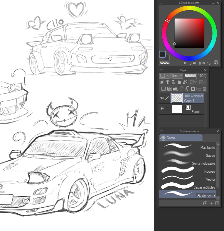 EmmaCanvas's tweet photo. Practica de autitos 
#digitalart https://t.co/uaANa1bVBQ