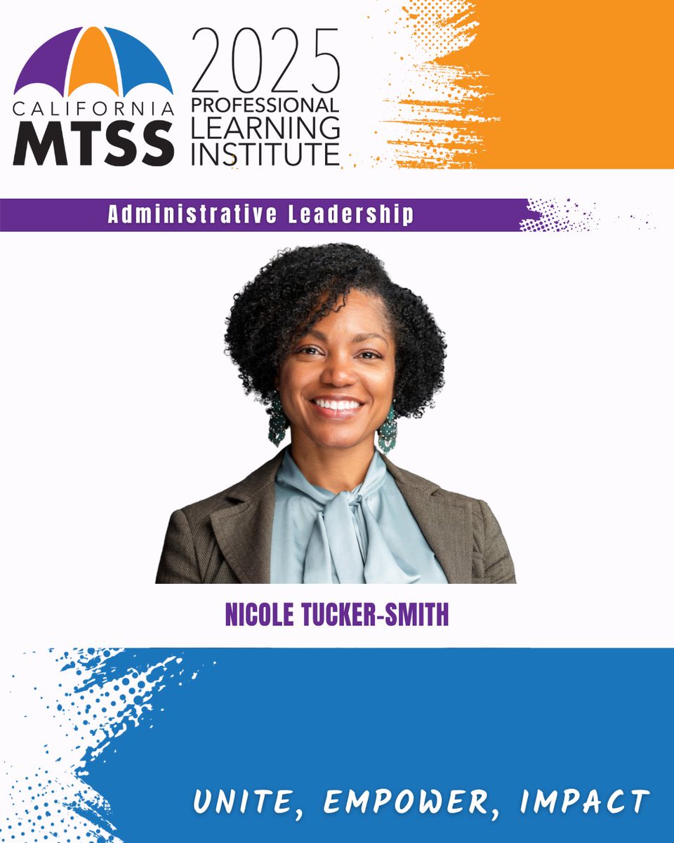 CAMTSSPLI (@camtsspli) on Twitter photo How do we make inclusion the norm—not the exception?
🎤 Nicole Tucker-Smith shares how leaders can design PD systems that make UDL + inclusive practices everyday realities.
📅 July 22 | 8:30 AM PT
🔗 camtsspli.ocde.us
#CAMTSS #UDL #Inclusion #MTSS <a href="/MsTuckerSmith/">Nicole Tucker-Smith</a> How do we make inclusion the norm—not the exception?
🎤 Nicole Tucker-Smith shares how leaders can design PD systems that make UDL + inclusive practices everyday realities.
📅 July 22 | 8:30 AM PT
🔗 camtsspli.ocde.us
#CAMTSS #UDL #Inclusion #MTSS <a href="/MsTuckerSmith/">Nicole Tucker-Smith</a>