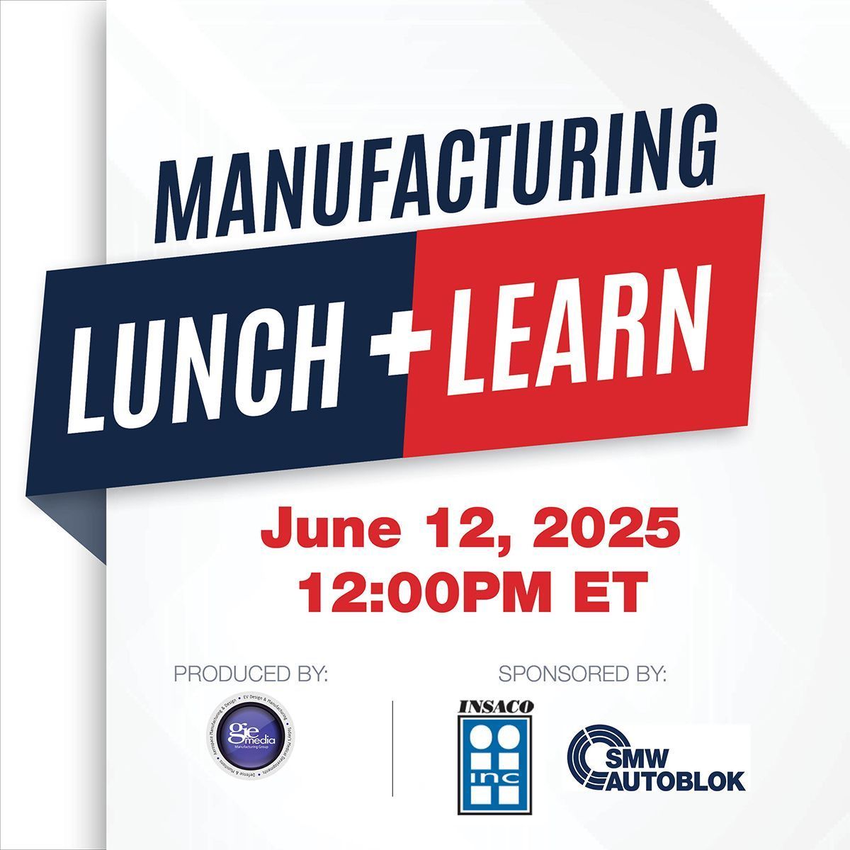 AMD Magazine (@amdmag) on Twitter photo Join us for two, 30-minutes sessions during your lunch hour. Gain insights from <a href="/insacoinc/">Insaco Inc</a> and <a href="/smwautoblok/">SMW Autoblok</a> to advance and streamline your manufacturing operations and get your questions answered live. Register at: buff.ly/3qk2V1W #amdmag #webinar #insaco #smwautoblok Join us for two, 30-minutes sessions during your lunch hour. Gain insights from <a href="/insacoinc/">Insaco Inc</a> and <a href="/smwautoblok/">SMW Autoblok</a> to advance and streamline your manufacturing operations and get your questions answered live. Register at: buff.ly/3qk2V1W #amdmag #webinar #insaco #smwautoblok