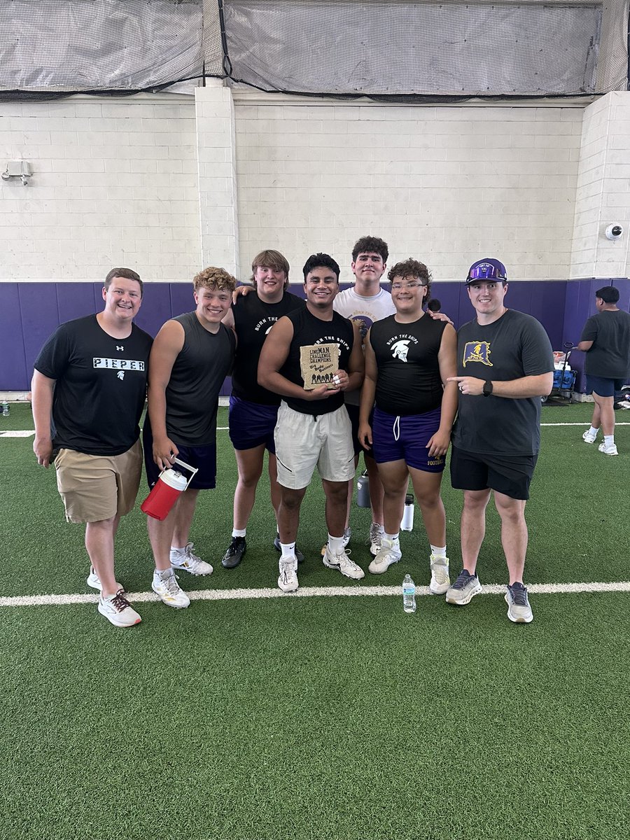 Pieper Football (@footballpieper) on Twitter photo Congrats to our lineman challenge crew for winning the 5A Division Central Texas State Qualifier! Go win state in two weeks boys! <a href="/BigBodyBusines1/">Big Body Business</a> <a href="/BurlesonHSU/">Burleson</a> <a href="/CoachBoothMatt/">Matthew Booth</a> <a href="/Coachbrycemac/">Bryce MacDougall</a> Congrats to our lineman challenge crew for winning the 5A Division Central Texas State Qualifier! Go win state in two weeks boys! <a href="/BigBodyBusines1/">Big Body Business</a> <a href="/BurlesonHSU/">Burleson</a> <a href="/CoachBoothMatt/">Matthew Booth</a> <a href="/Coachbrycemac/">Bryce MacDougall</a>