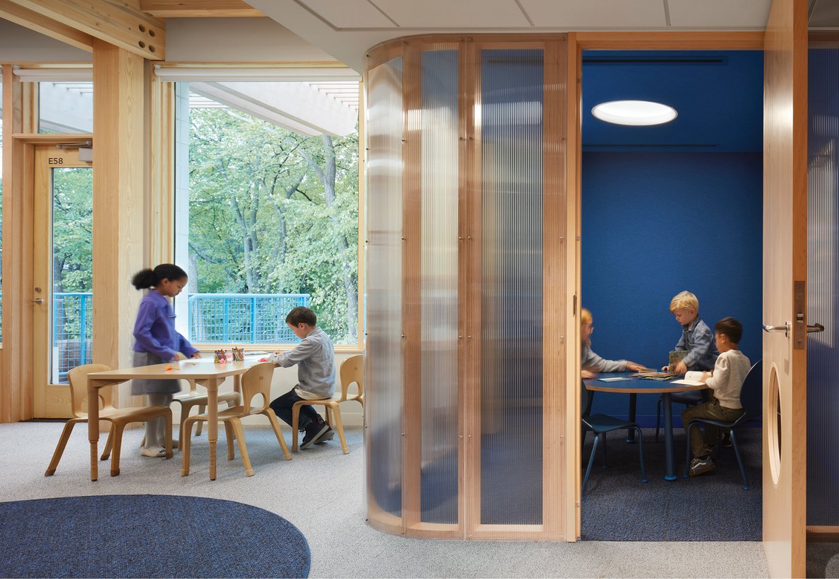 Congratulations to <a href="/HGA/">HGA</a> and the entire team behind The Blake School Early Learning Center on winning an @aianational Interior Architecture Award!

Read more: ow.ly/I12V50W5PIl

Photos: Kendall McCaugherty