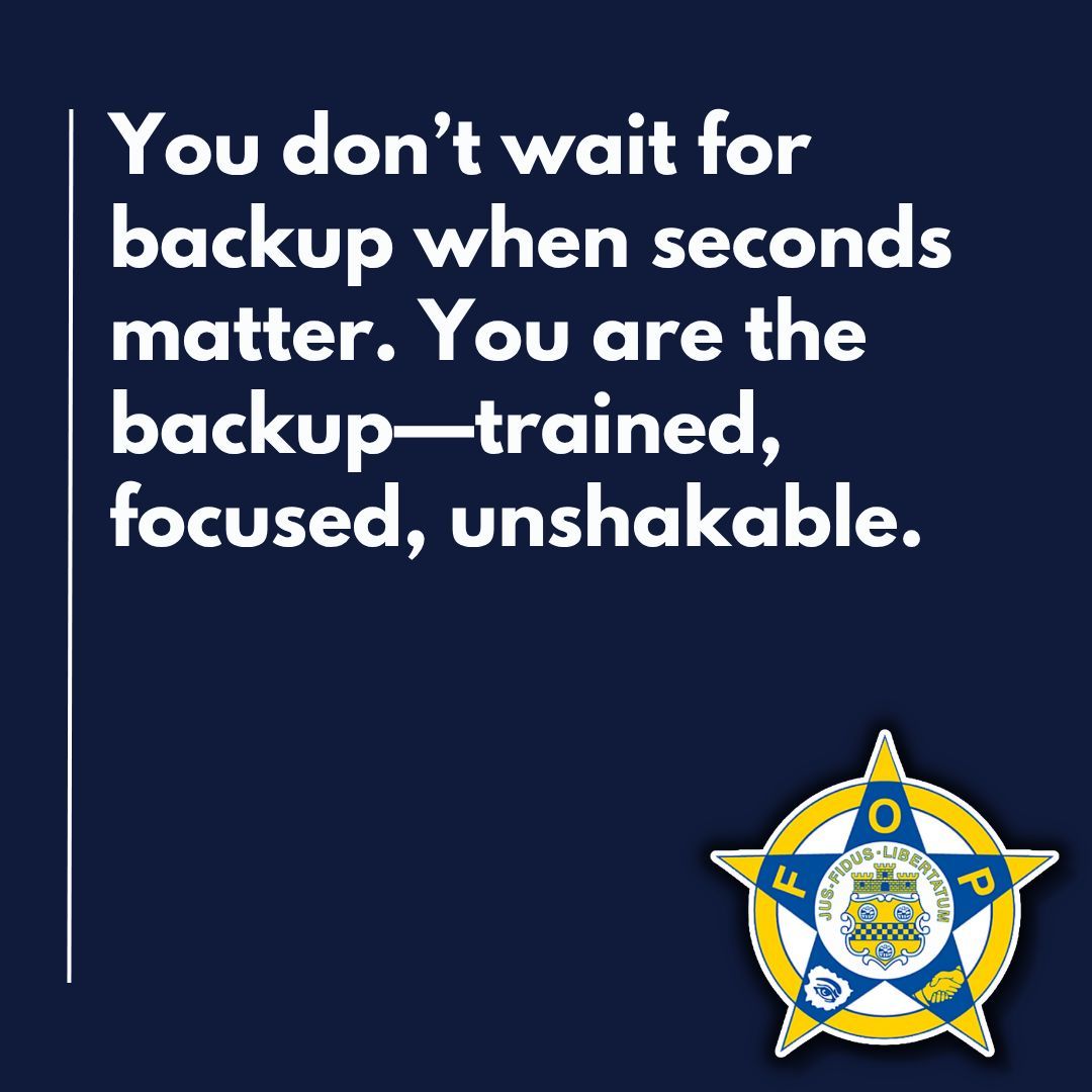 GLFOP's tweet photo. When it hits the fan, you're not looking for help—you are the help. Built different.
#OfficerStrong #TrainToWin #ThinBlueLine #PoliceGrit #FOP https://t.co/9qtlRQynrN