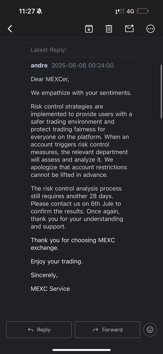 CryptoAB66's tweet photo. A Thread :

UID : 89157512
I’ve been wrongly locked out of my MEXC account for 30 days despite full KYC and clean trading history. My family depends on this money. Already submitted everything. Please help me. @MEXC_Official 

#CryptoCommunity #MEXC https://t.co/YiSSCKgo8L