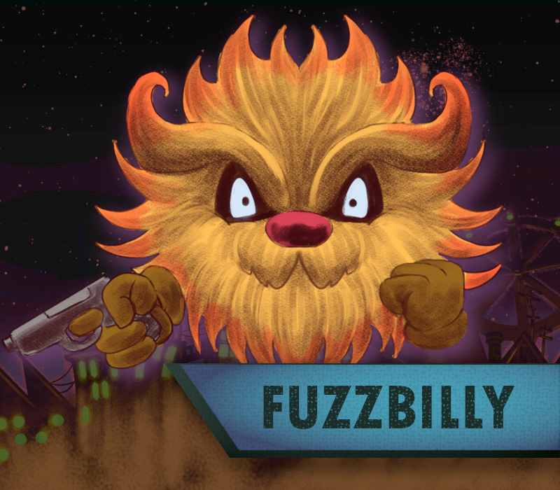 FigsWicked's tweet photo. He may be cuddly, but this floating fuzzball is lookin' for a fight! Armed with a gnarly pistol, Fuzzbilly will be able to strike you from afar.

Thanks to David Venegas for creating this artwork for Toyful Wonderworld!  #gamedev #indiegame #IndieGameDev #retrofps #fps https://t.co/v0WKhwFyrZ