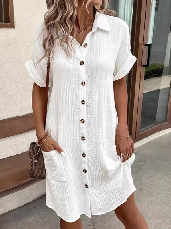 Chenhuan25's tweet image. 💞☘New product:👍 Buttoned Pockets Loose Short Sleeves Lapel Mini Dresses
👉🏽👉🏽Buy Links： nuel.ink/t3mOrp
🐞🦋#&amp;gt;90%Cotton #BLACK #BLUE #Buttoned #Casual #GREEN #Lapel #Leisure_Fashion #Loose #Mini_Dress