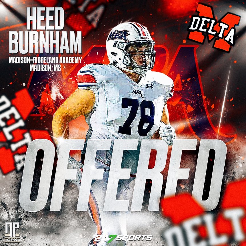 After a great conversation with <a href="/TheCoachFranks/">Coach Franks</a> I am blessed to receive an offer from Mississippi Delta Community College. <a href="/warren_rowan/">Warren Rowan</a> <a href="/InTheTrenches22/">InTheTrenches</a> <a href="/CoachHerbertDa1/">Coach Herbert Davis</a> <a href="/6Specialk/">Kenny Williams</a> <a href="/ShedrickMckenz2/">Miss-Lou Recruits</a> <a href="/MacCorleone74/">Rion (Ree-un) Young</a> <a href="/Rebels247/">David Johnson</a>