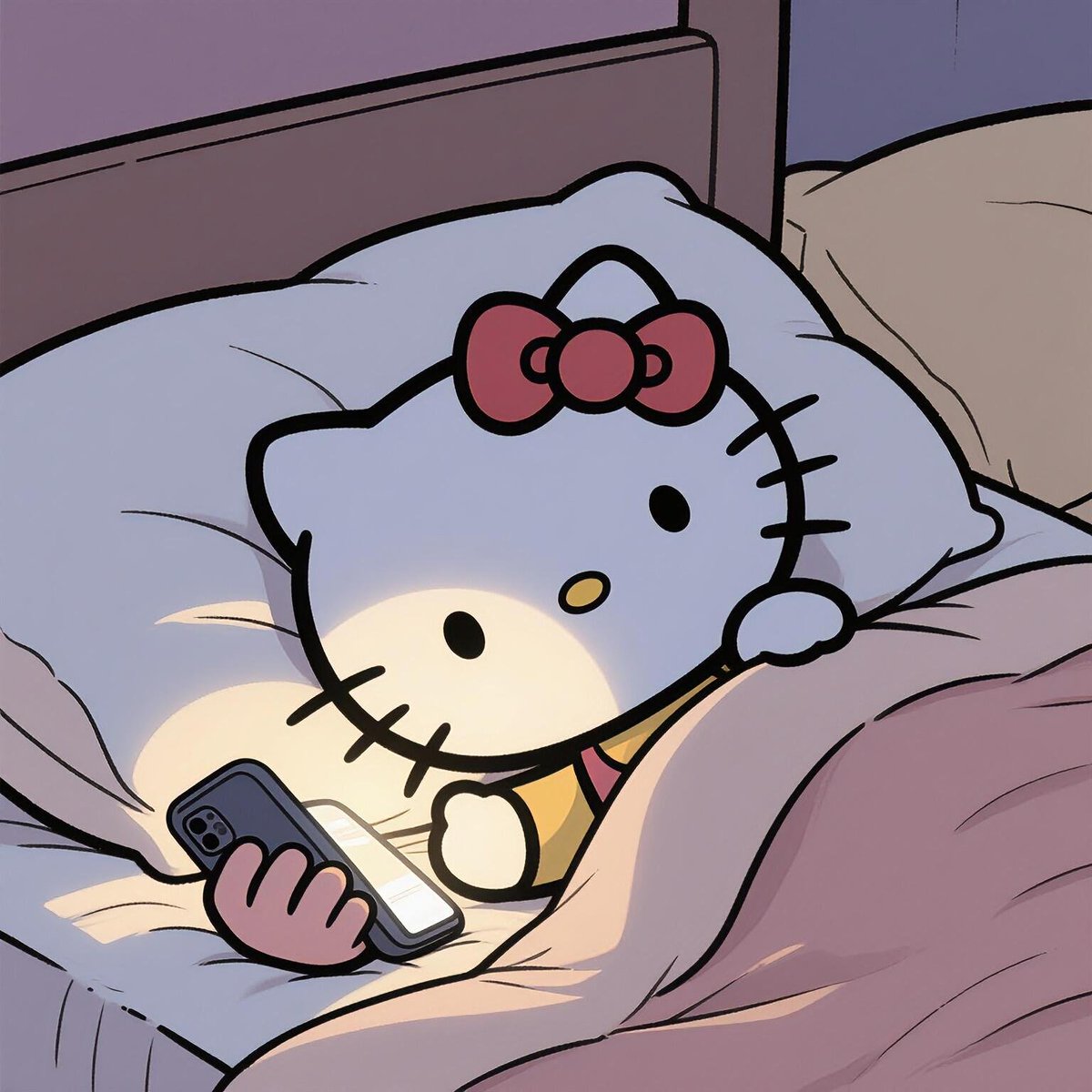 「今日は早く寝る！」と思ってスマホを見始めたら、結局夜が明けてた…
 #早寝計画失敗 😅📱