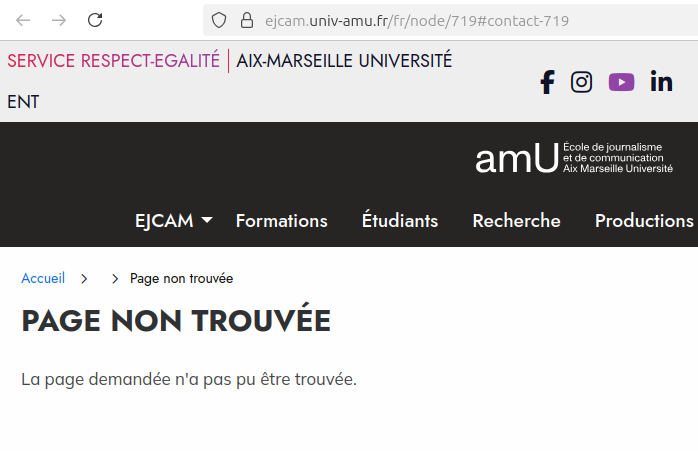 Casimir_Noir's tweet photo. @rothe64318 #EJCAM n'aura pas trainé à faire disparaître toute mention de son professeur de Journalisme pédophile #OlivierJacoulet 
Mais, il y'a bien un collègue ou un de ses disciples qui va nous dresser son portrait, vu qu'ils étaient au premières loges, non? 
https://t.co/Tb211TckeM https://t.co/DADkuAtRr3