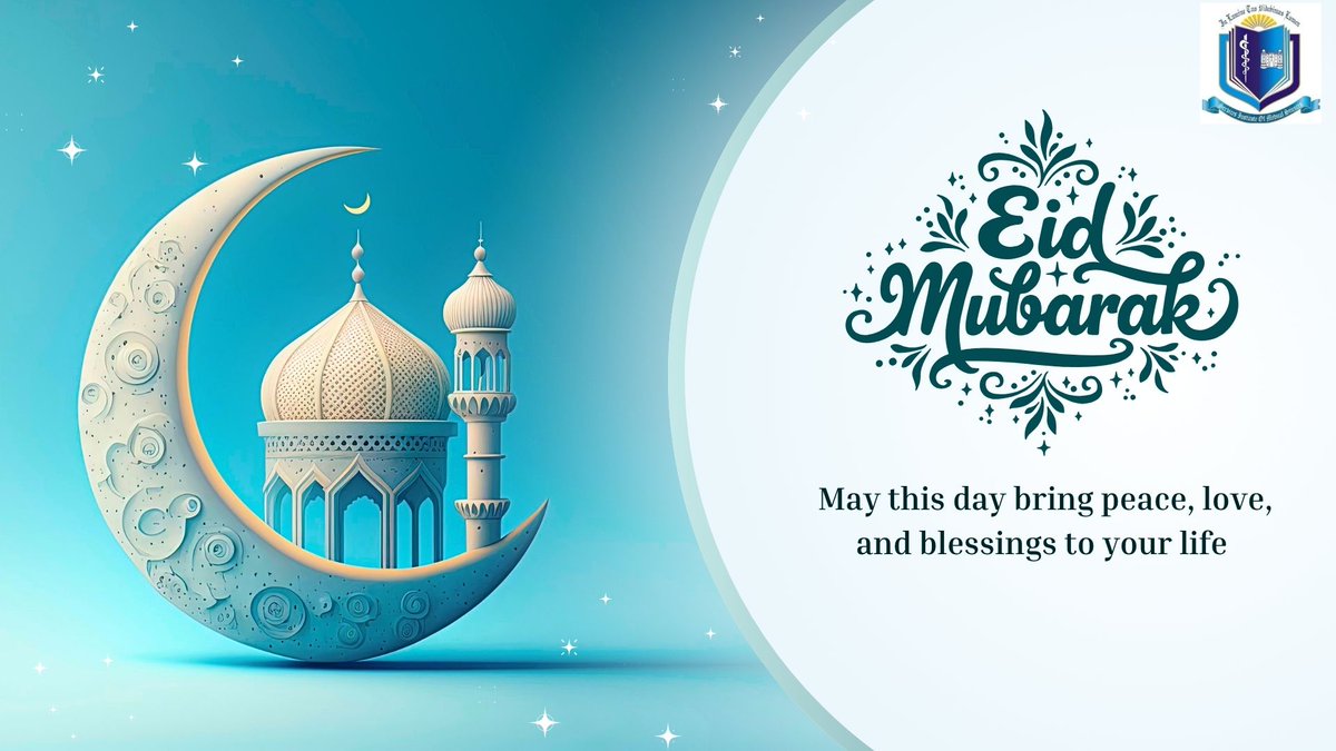 Eid Mubarak:
Wishing you and your loved ones a blessed Eid filled with peace, joy, and countless blessings. May this Eid-ul-Adha inspire compassion, generosity, and unity in our hearts and communities.
#EidulAdha2025 I #EidMubarak