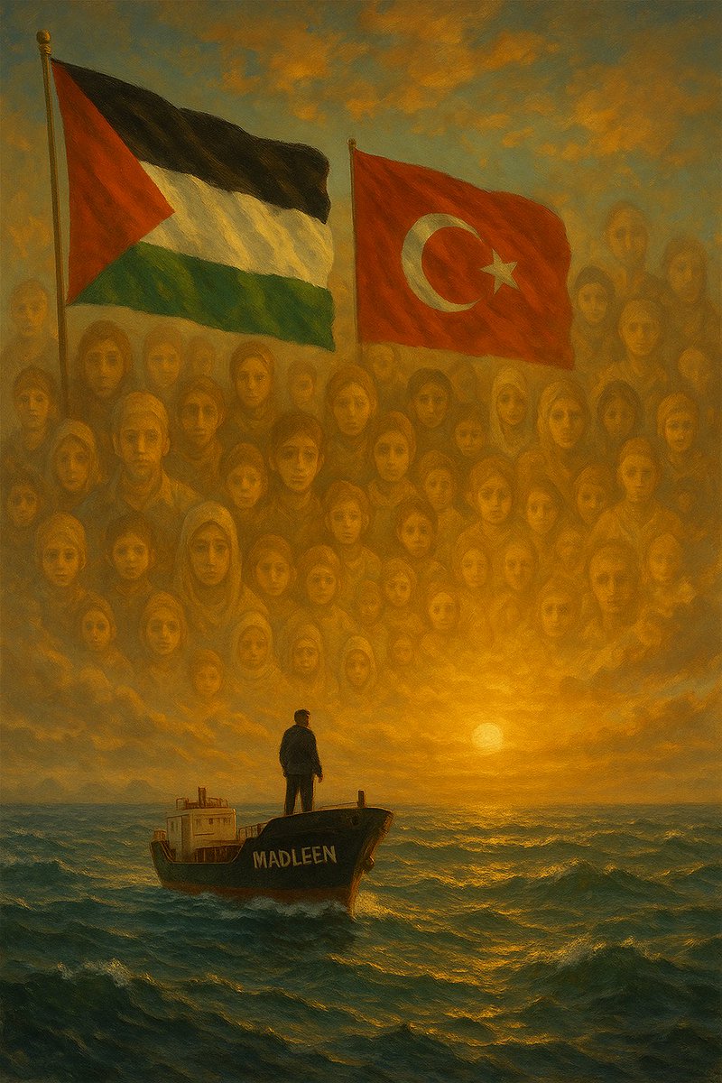 İsrail,Madlen Gemisini Durduramayacak 🤲🤲🤲
Gözümüz Gönlümüz Yüreğimiz Sizinle 
🇹🇷🇵🇸🇹🇷🇵🇸🇹🇷🇵🇸❤️
#TürkiyeMadleenİçinAyakta
