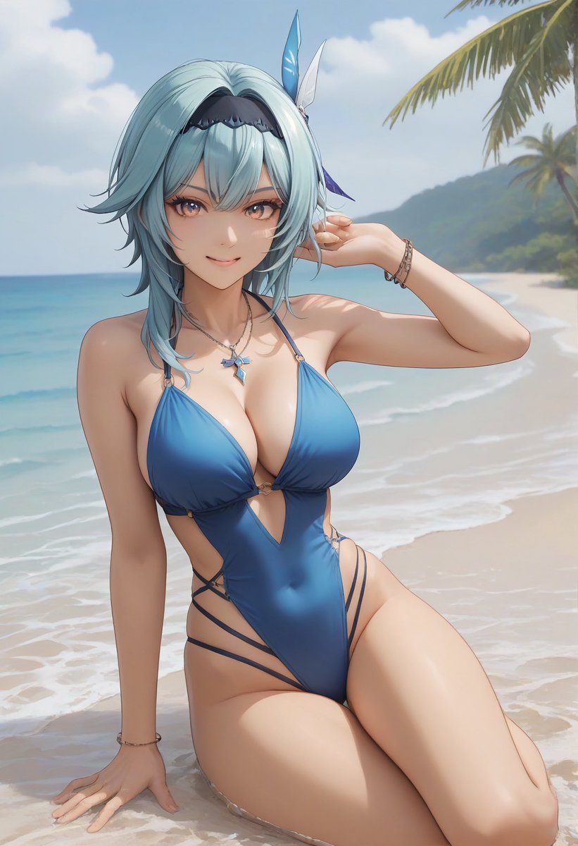 alleman_samuel's tweet photo. Eula - fancy swimsuit #Eula #GenshinImpact #swimsuits #blue_hair #cleavage #thighs #AIart 

https://t.co/hOE3BJdRbP https://t.co/ipqwfUPpBE