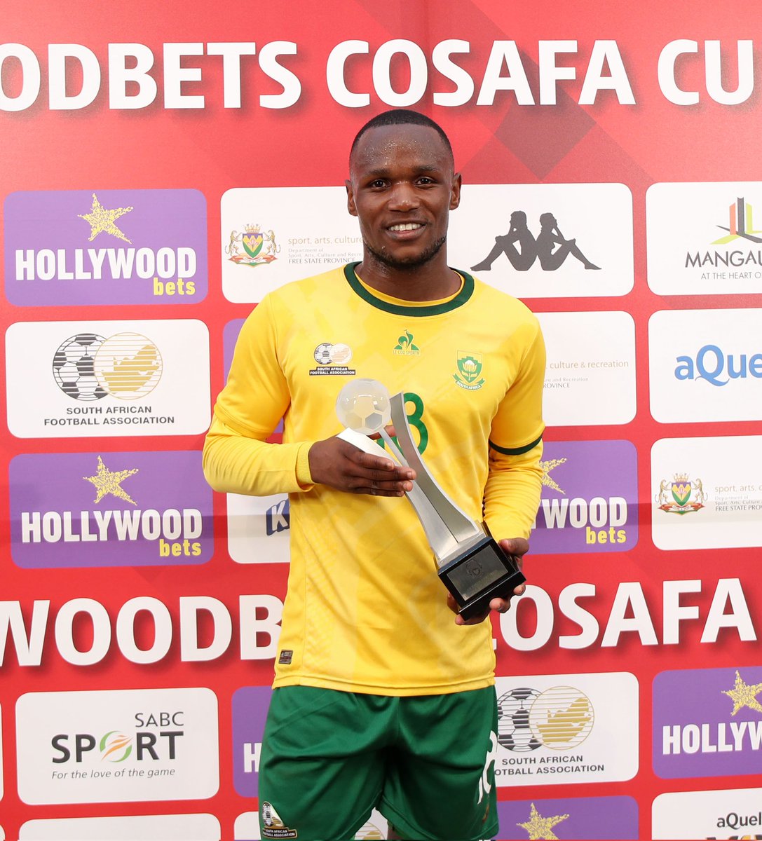 TSGALAXYFC's tweet image. Congratulations to Mike Sebelebele for being named Man of the Match in the COSAFA Cup clash against Zimbabwe! A top performance from a rising star ๐๐ฅ
@aQuelle @aQuelleViV
#Siyadumuza
#TheRockets
#TSG