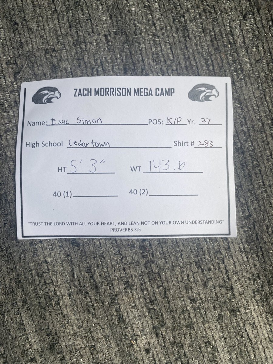 IsacSimon89's tweet image. Had a great time @Shorter_FB mega camp here is a kick from the camp @Coach_ZachyV @CoachTommyAtha @RecruitGeorgia @FineranMcclain @coachmorrison58