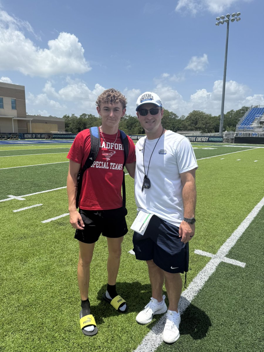 Tyler Sapp 3.5⭐️ (@tsapp_kicker) on Twitter photo Thank you to coach <a href="/CoachKNobles/">Kaleb Nobles</a> and coach <a href="/CoachJ_Remsza/">Jordan Remsza</a> for a great camp at <a href="/UWFFootball/">UWF Football</a>
<a href="/GregDaniels_OL/">Greg Daniels</a> <a href="/Jrod2245/">Jamie Rodgers</a> Thank you to coach <a href="/CoachKNobles/">Kaleb Nobles</a> and coach <a href="/CoachJ_Remsza/">Jordan Remsza</a> for a great camp at <a href="/UWFFootball/">UWF Football</a>
<a href="/GregDaniels_OL/">Greg Daniels</a> <a href="/Jrod2245/">Jamie Rodgers</a>