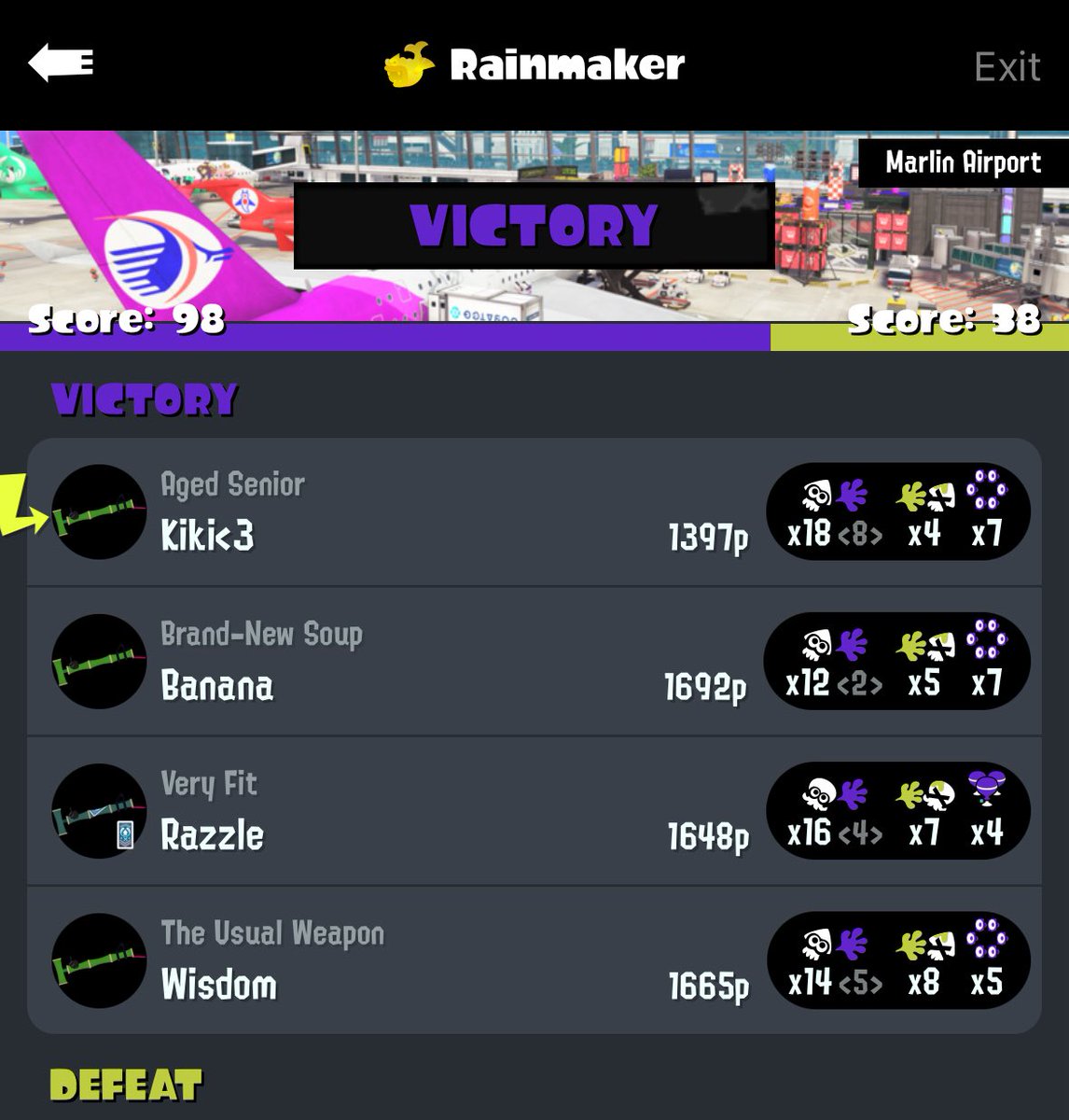 When <a href="/20PewPew/">20PewPew</a> hangs out and half the vc is
“Wailing”
“Wailing”
“Chumping 🤡”
“Wailing”
🐳 #NintendoSwitch #Splatoon3