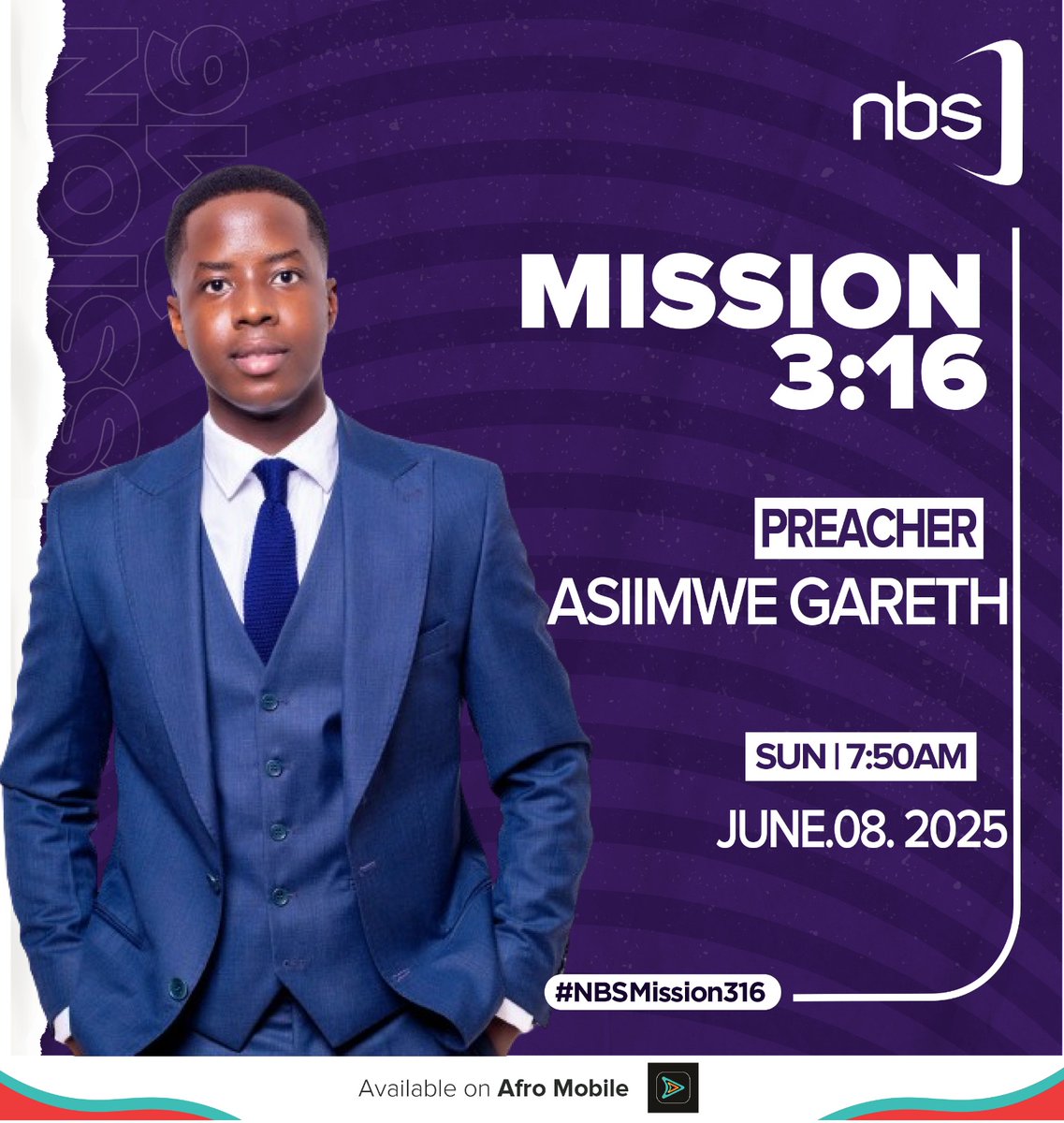 NBS Television (@nbstv) on Twitter photo God’s love never fails, and His mercy is new every morning. Join <a href="/OliviaZiwa/">OLIVIA ZIWA - NBS TV</a> tomorrow at 7:30 AM on #NBSMission316 as we praise, worship, and reflect on His unwavering faithfulness. Let’s come together to celebrate the One who continues to bless us with His grace and love. God’s love never fails, and His mercy is new every morning. Join <a href="/OliviaZiwa/">OLIVIA ZIWA - NBS TV</a> tomorrow at 7:30 AM on #NBSMission316 as we praise, worship, and reflect on His unwavering faithfulness. Let’s come together to celebrate the One who continues to bless us with His grace and love.