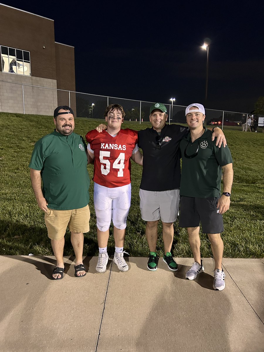 Great getting to see Will Morgan compete in the <a href="/The_GKCFCA/">GKCFCA</a> Mo Kan all star game! <a href="/WillMorgan54/">Will Morgan</a> has one last opportunity to represent the Wolves in the <a href="/KSShrineBowl/">Kansas Shrine Bowl</a> on June 21st in Dodge City