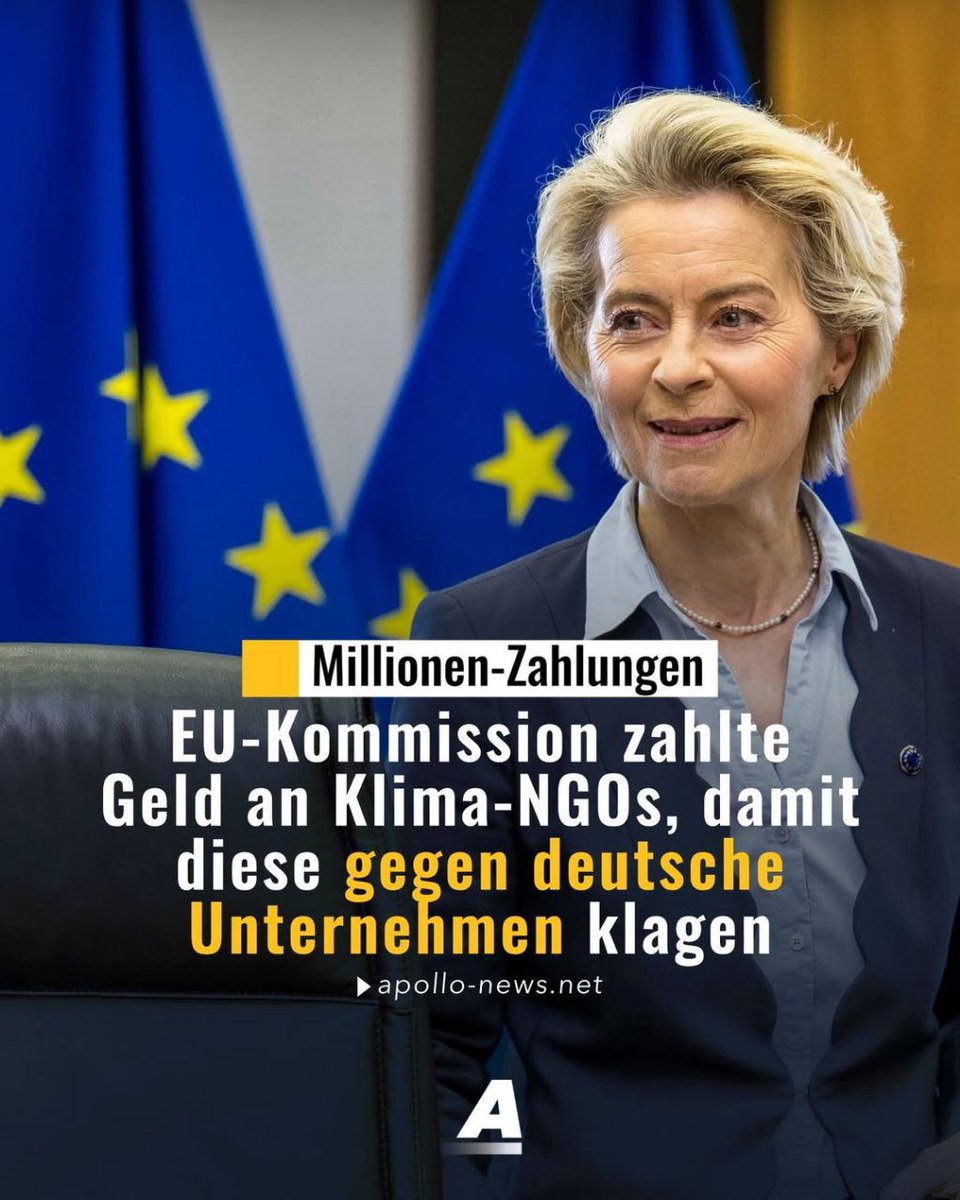 Die EU-Kommission hat Förderverträge mit Umwelt-NGOs geschlossen, damit diese mit dem Geld unter anderem gegen deutsche Unternehmen klagen können. Insgesamt flossen Millionen Euro Steuergelder.

Auch dafür wurde die EU  nicht gegründet!