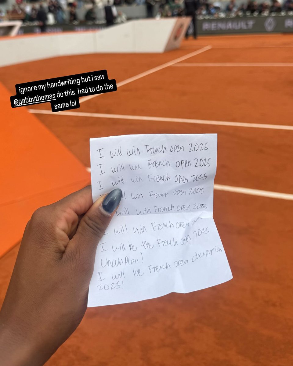 You dit it, <a href="/CocoGauff/">Coco Gauff</a> ✔️