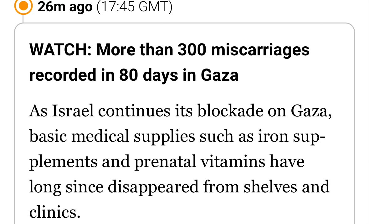 More than three miscarriages every day as a result of Israel’s total blockade