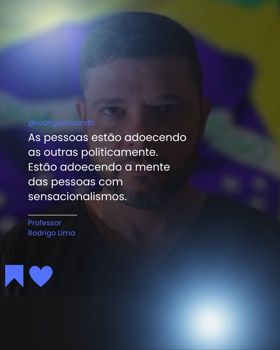 rodrigolimamdh's tweet image. ⚠️ ATENÇÃO: ESTÃO MANIPULANDO SUA MENTE SEM VOCÊ PERCEBER
🧠 O excesso de conteúdo político sensacionalista está adoecendo a saúde mental de muita gente. Perfis que só geram polêmica e polarização alimentam o ódio e o medo — tudo por engajamento.
📱 Quanto mais você consome…