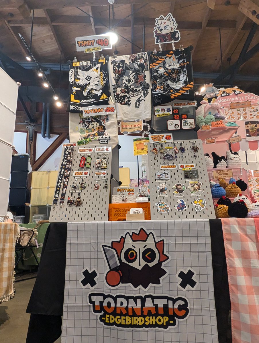heyo!! im at artconbini in yaletown round house community centre  if you're in the vancouver area!! if you have the time, come by and say hi!!