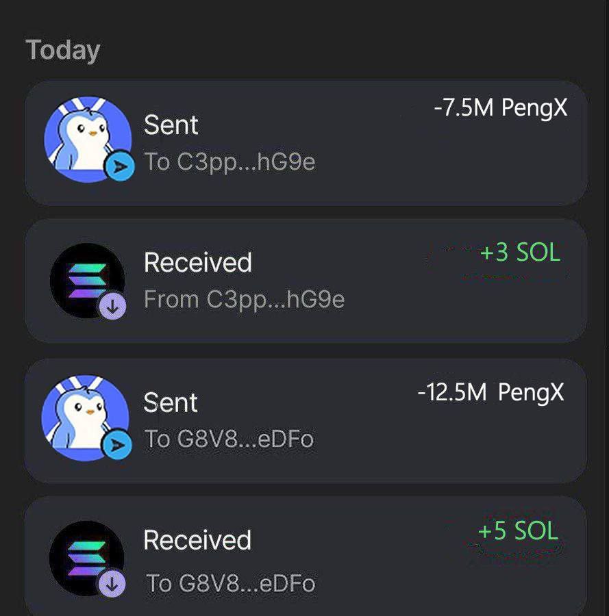 Buy $PENGX now
We start on june 10th!🎯

First 20 people who buy Pre-Sale of $PENGX minimum 5 SOL get  Spin of a wheel where u can win up to 100 SOL💸

Send $SOL to:

85JSc8aQjcZSrKurV9fWSAhvVFKPHfaTaYFosRjDizjK

Drop your $SOL
RT &amp; Like this !!
Only followers <a href="/PengXsolana/">PengX</a> with🔔