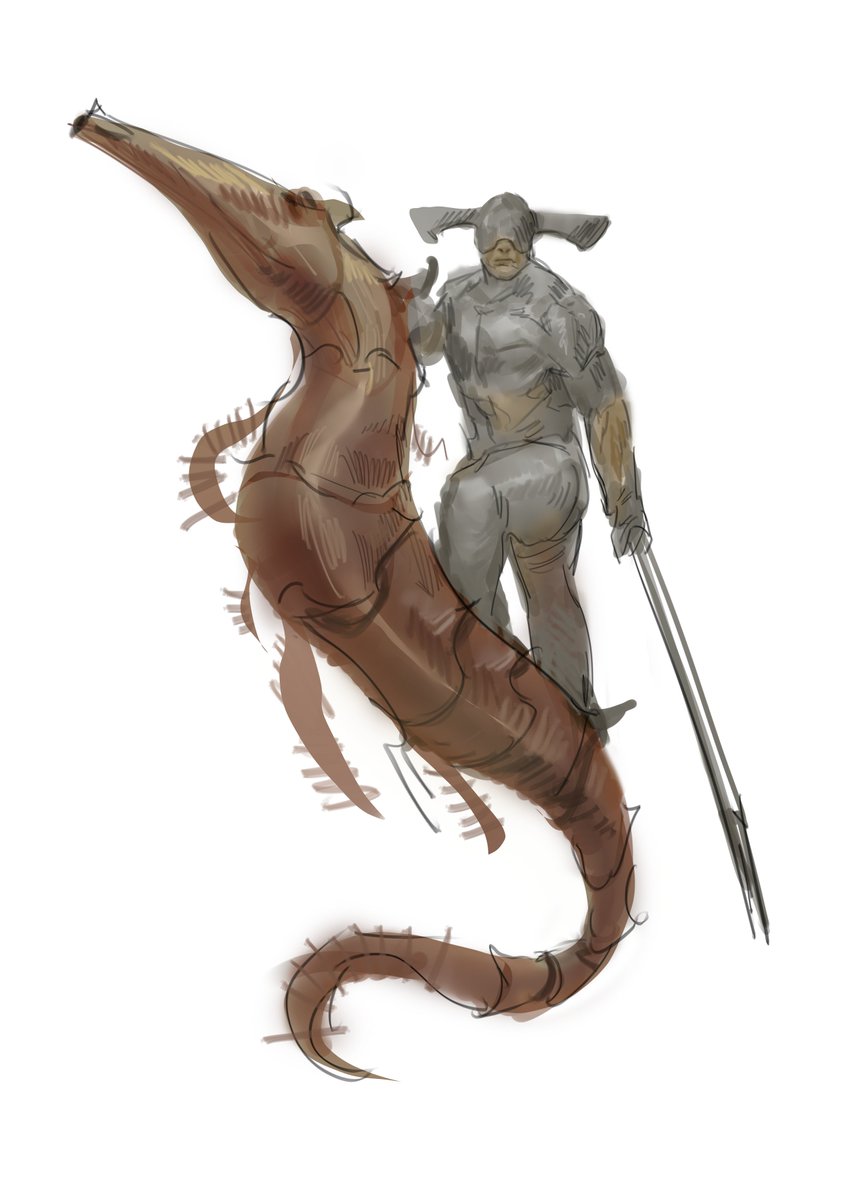lander2kk's tweet image. burnoutttt sketch again

this time its an orc with a seahorse mount

#artshare #smallartist #artmoots