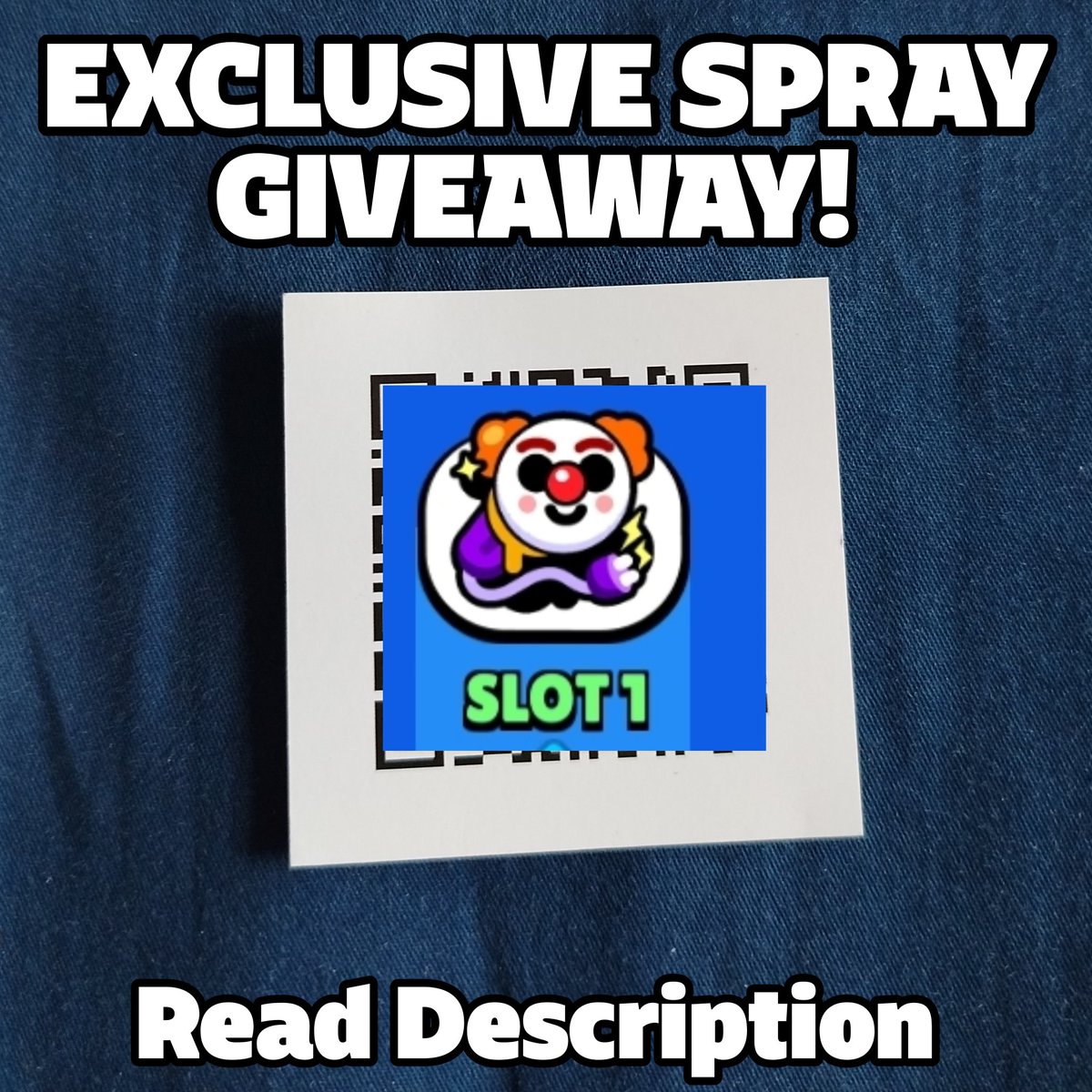 x1 EXCLUSIVE SPRAY COMEDIAN MIC🎤 (was made for an event)

To participate you must:
- Follow <a href="/TheRealBertz/">Bertz</a> &amp; <a href="/Adamee_9/">Adam</a>
-♻️ &amp; ❤️ This Tweet💪
- Comment What country you from👇

Ends: in 24h (8/06/25)

#BrawlStars #Brawlstarsgiveaway
#supercell