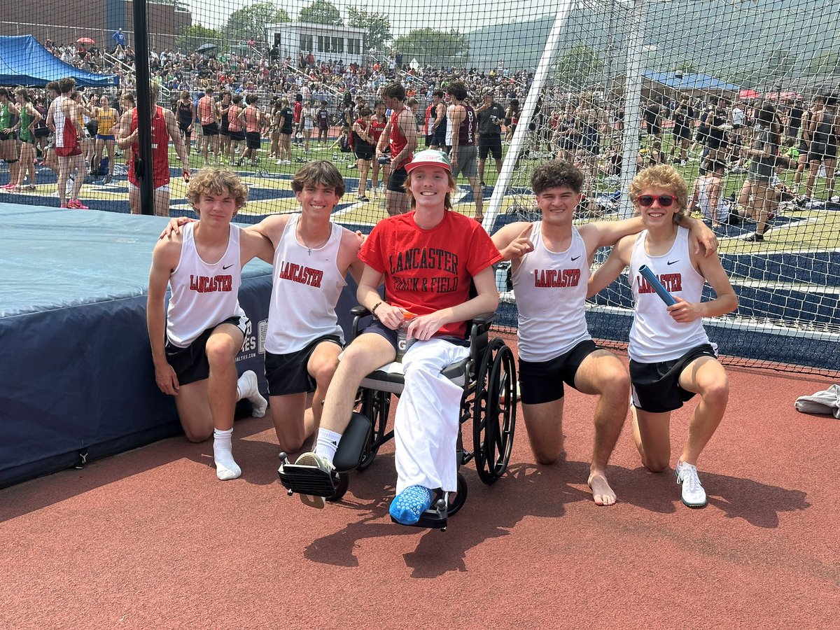 Congratulations to the boys 4X800 Relay becoming section champs heading to the NYS Championship next week!! With the time of 8:03.84 #LincolnStrong #GoLegends <a href="/LHS_Athletics1/">Lancaster Athletics</a>