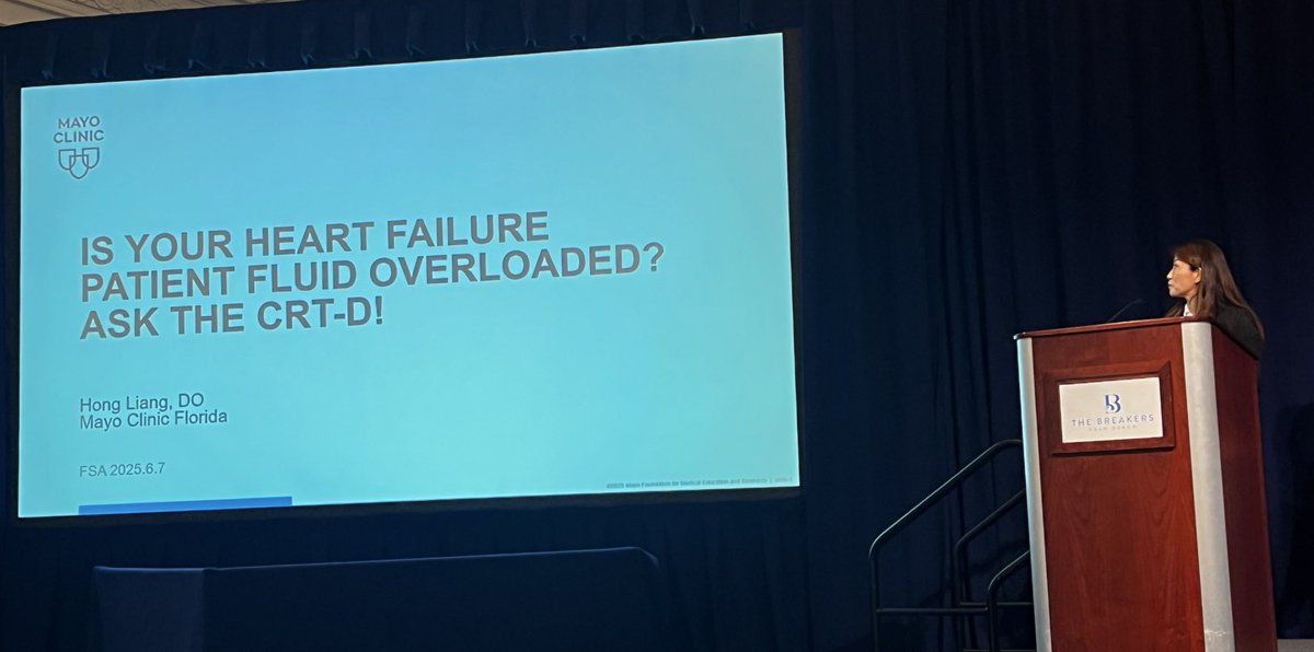 Sher-Lu Pai, MD, FASA, SAMBA-F (@sher_pai) on Twitter photo I’m learning all about the CRT-Ds at the 2025 FSA Annual Meeting! Dr. Hong Liang is showing me how to tell if my patient has heart failure or fluid overload! <a href="/mayojaxanes/">MCF Anesthesiology Residency</a> <a href="/MayoAnesthesia/">Mayo Clinic Department of Anesthesiology</a> <a href="/florida_society/">Florida Society of Anesthesiologists</a> I’m learning all about the CRT-Ds at the 2025 FSA Annual Meeting! Dr. Hong Liang is showing me how to tell if my patient has heart failure or fluid overload! <a href="/mayojaxanes/">MCF Anesthesiology Residency</a> <a href="/MayoAnesthesia/">Mayo Clinic Department of Anesthesiology</a> <a href="/florida_society/">Florida Society of Anesthesiologists</a>