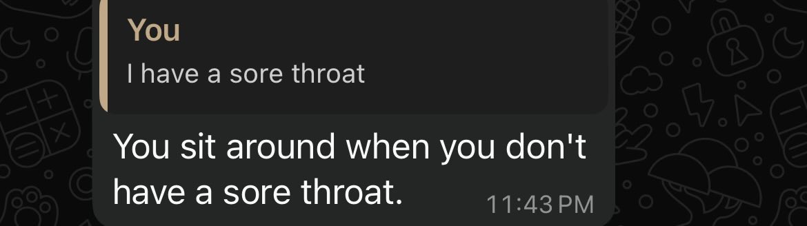 how do i explain to her that it’s just my introverted ass 😭