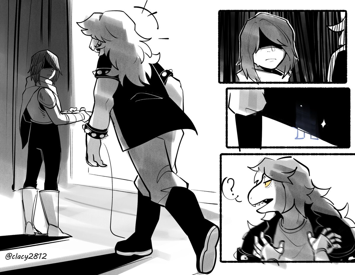 ClacyYe's tweet photo. DELTARUNE CHP 3 SPOILERSSSSSS

Susie has her ways
#deltarunespoilers #DELTARUNE #DeltaruneChapter3 https://t.co/GvuzWaq59r