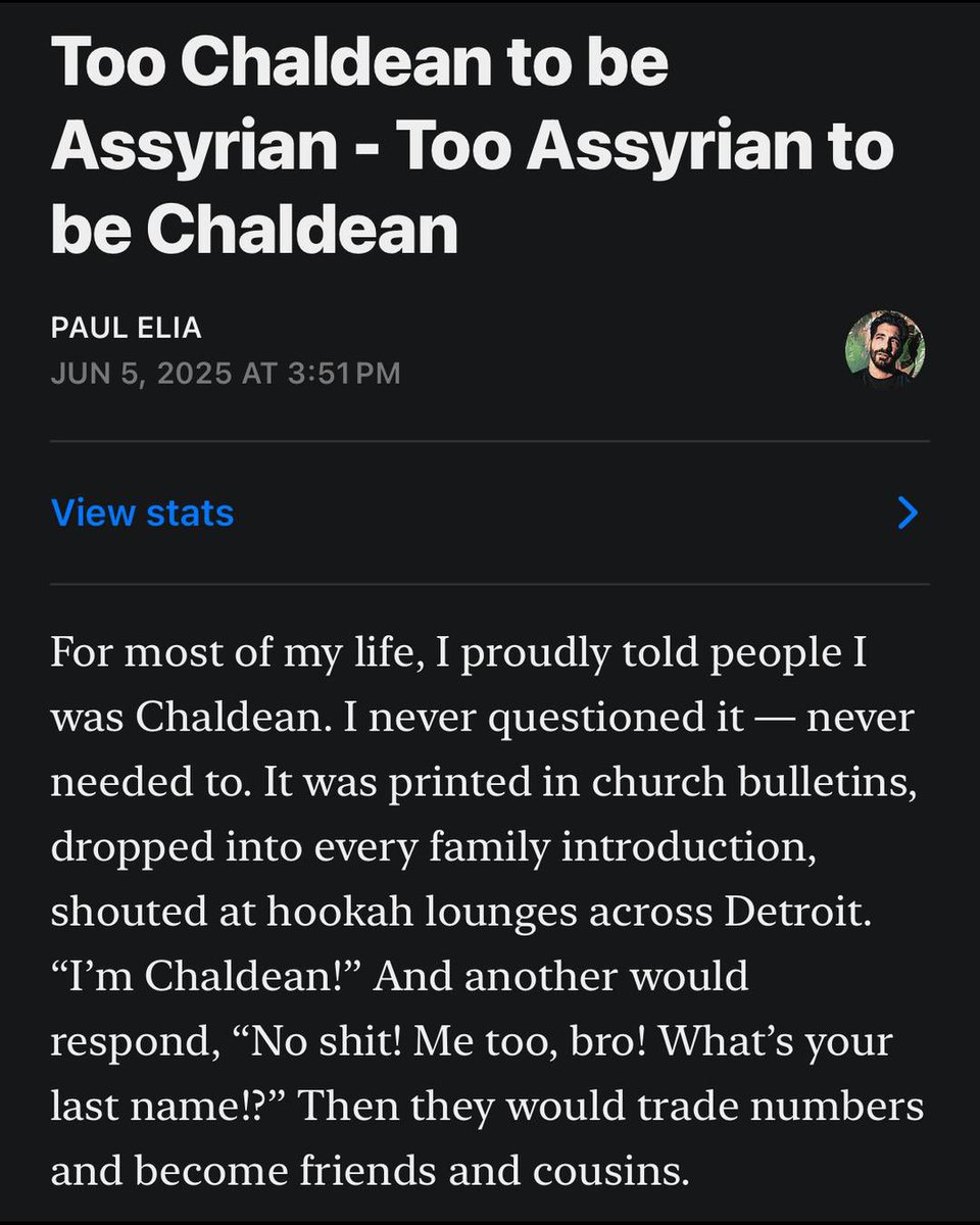 PaulElia's tweet photo. Chaldean = Assyrian 🙏🏼 we are one.  https://t.co/0HKv8E9ZyO https://t.co/AD2MMt2jWs