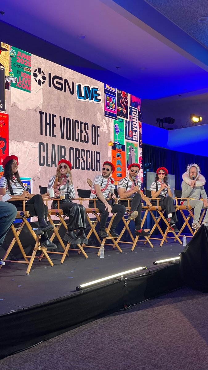 the expedition 33 cast came out in full cosplay at <a href="/IGN/">IGN</a> live 🥖🥹