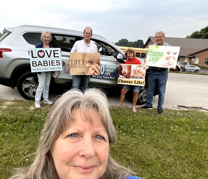 Van Meter Raccoon River Days Parade! Our walkers handed out candy and shared the joyful message of LIFE!!!