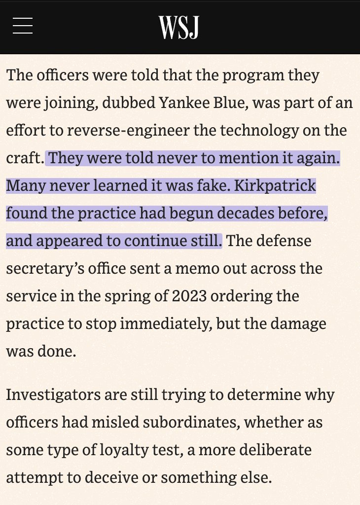 At least one source of the UFO rumors within the military is the result of an elaborate, decades-long hazing ritual.