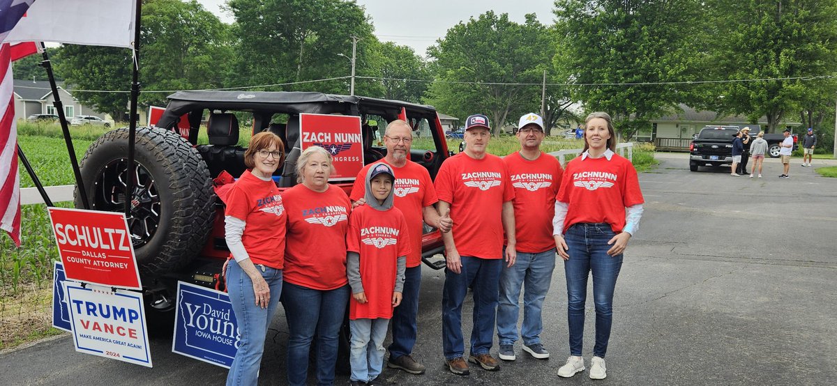Team Nunn also had a fantastic time marching in the Raccoon River Days Parade! 

Thank you Van Meter! 🇺🇸