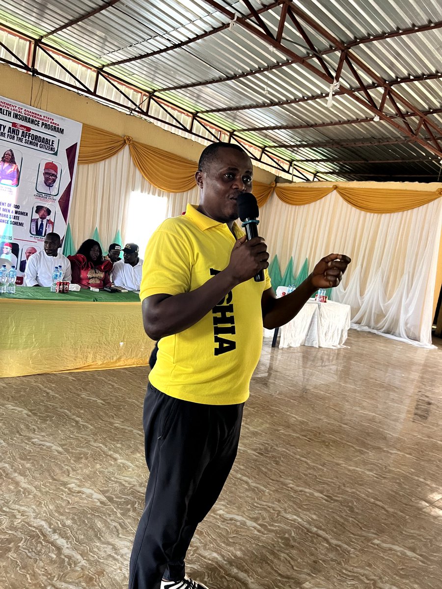 ASHIAANAMBRA's tweet photo. Over 400 indigent elderly in Ojoto, Idemili South have been enrolled into ASHIA, giving them access to quality, free healthcare. Another big step toward universal health coverage in Anambra! 🏥💙 #ASHIA #HealthcareForAll #HealthIsWealth https://t.co/lrwuaAICVe
