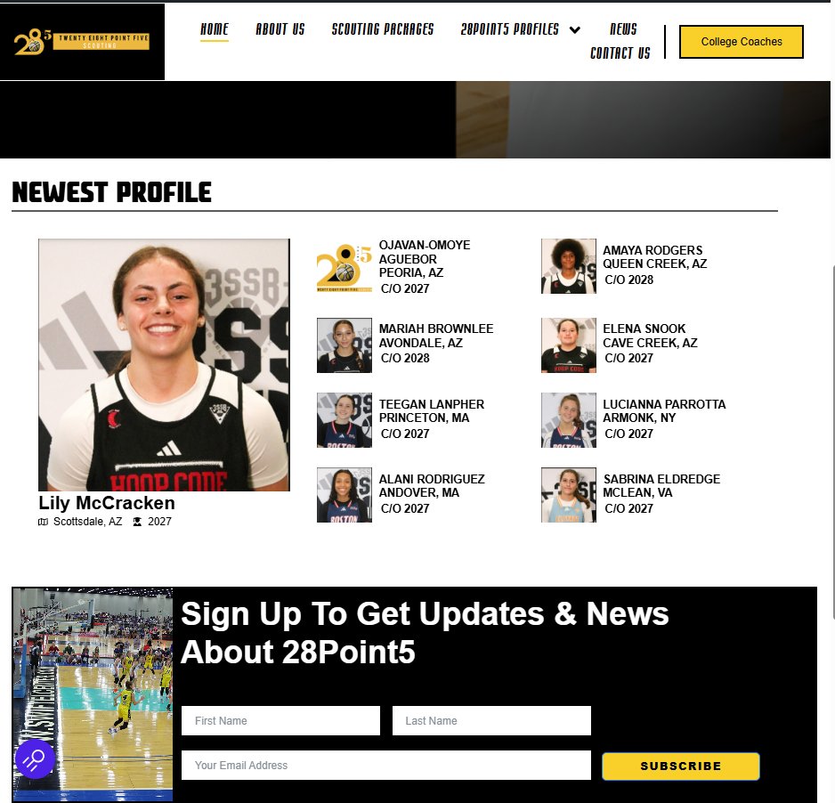 Jonathan Hemingway (@coachhemi) on Twitter photo โญ๏ธ28.5 Scouting
'27 PG Lily McCracken led the 16U <a href="/3SSBGCircuit/">3Stripes Select Basketball Girls Circuit</a> in scoring at 22ppg.
๐ <a href="/lily_mccracken4/">lily_mccracken4</a>
She also lit the nets on fire with 51% shooting from distance. Her recruitment wentโซ this year.
College Coaches get the full analysis โฌ
28point5Scouting.com โญ๏ธ28.5 Scouting
'27 PG Lily McCracken led the 16U <a href="/3SSBGCircuit/">3Stripes Select Basketball Girls Circuit</a> in scoring at 22ppg.
๐ <a href="/lily_mccracken4/">lily_mccracken4</a>
She also lit the nets on fire with 51% shooting from distance. Her recruitment wentโซ this year.
College Coaches get the full analysis โฌ
28point5Scouting.com