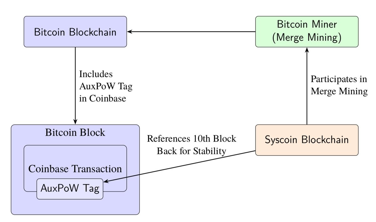 🚨 Alright, admittedly this whitepaper is VERY technical, but seriously — if you take a few minutes to educate yourself — you're gonna have crazy alpha on what's next for #bitcoin x <a href="/syscoin/">Syscoin</a> (huge innovations with #bitcoinDA, #zkSYS, #bitcoinplus, etc)

syscoin.org/btc_bridge.pdf