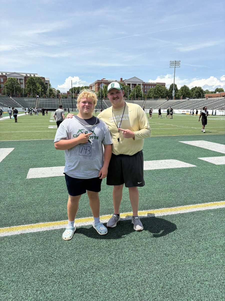 Carter Merritt (@cartermerritt53) on Twitter photo I had a great time competing at <a href="/unccfootball/">unccfootball</a> prospect camp today!
Big thanks to <a href="/roney_jake/">Coach Jake Roney</a> and <a href="/CoachAlbin/">Tim Albin</a>!
<a href="/WF_CougarFball/">Wake Forest HS Football</a> <a href="/Coach_Vaughn85/">Josh Vaughn</a>
<a href="/scottlove30/">Coach Love</a> <a href="/CoachDill919/">Glendon Dillard</a> I had a great time competing at <a href="/unccfootball/">unccfootball</a> prospect camp today!
Big thanks to <a href="/roney_jake/">Coach Jake Roney</a> and <a href="/CoachAlbin/">Tim Albin</a>!
<a href="/WF_CougarFball/">Wake Forest HS Football</a> <a href="/Coach_Vaughn85/">Josh Vaughn</a>
<a href="/scottlove30/">Coach Love</a> <a href="/CoachDill919/">Glendon Dillard</a>