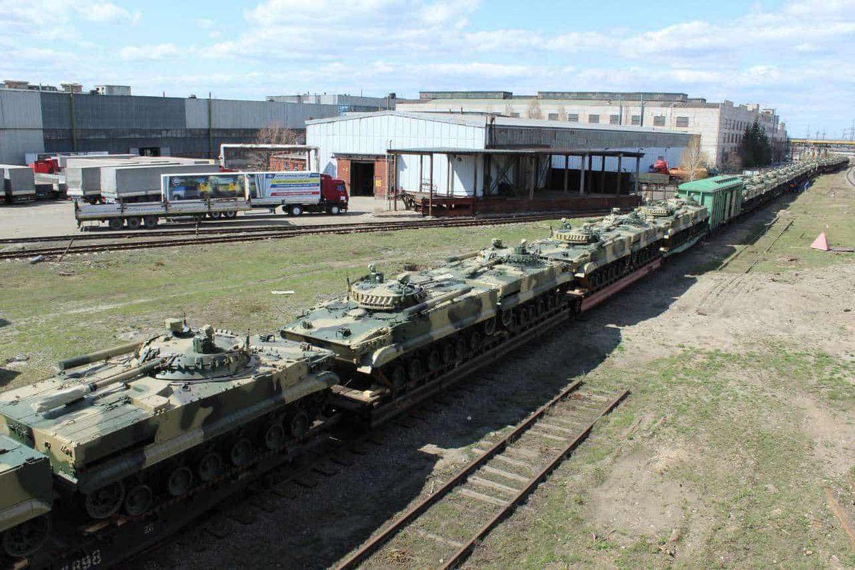 ‼️‼️‼️ Big news — Ukraine’s Defense Forces "South" Command reports that they successfully struck a Russian military train (likely on the newly built Donetsk-Zaporizhzhia route), destroying 13 enemy tanks and over 100 various types of vehicles and armored equipment.