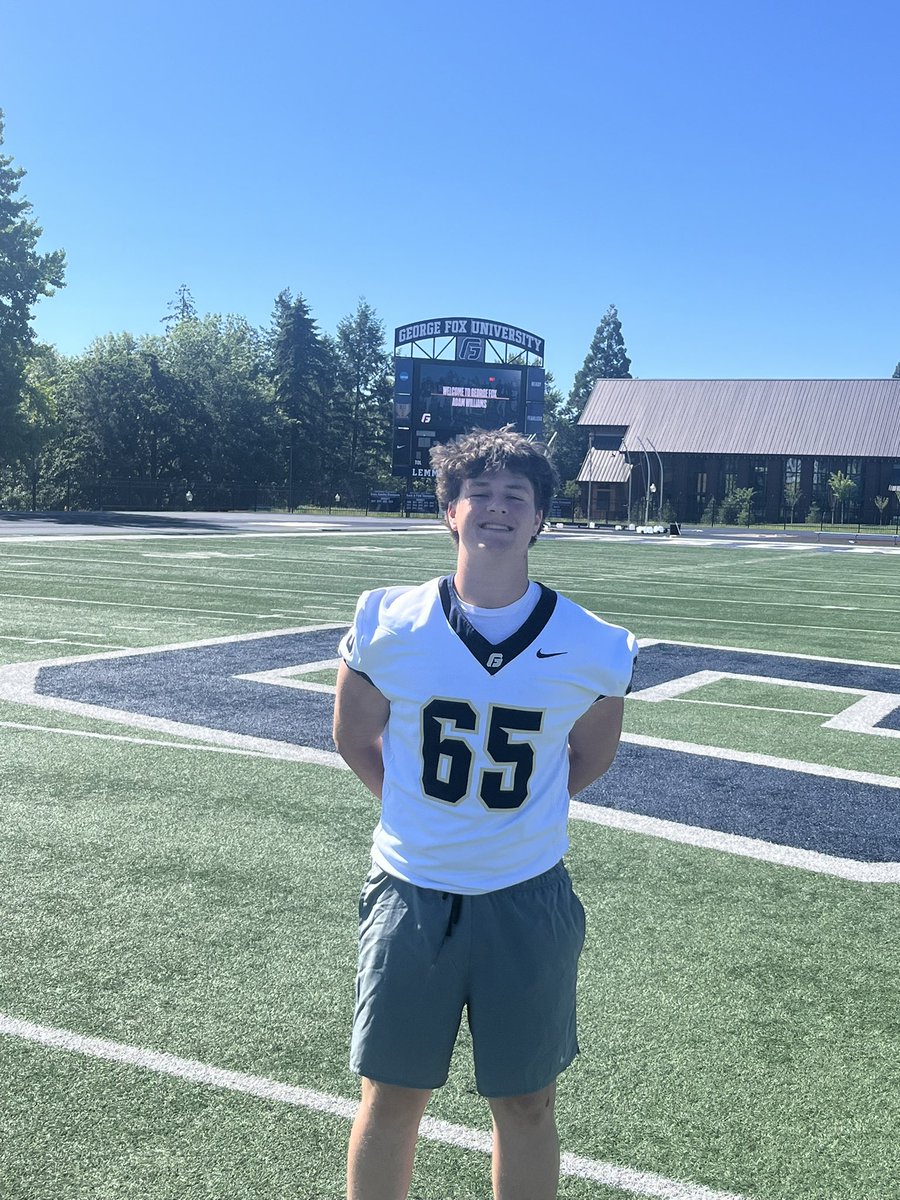 Adam Williams (@iamadamwilliams) on Twitter photo #agtg After a great visit I’m blessed to receive an offer from George Fox <a href="/CoachMondt/">Coach Joshua Mondt🏴☠️</a> <a href="/CoachReynoldsT/">Coach T</a>
<a href="/LOLakersFB/">LO Lakers Football</a> <a href="/Results_Period/">Mark McLaughlin</a> #agtg After a great visit I’m blessed to receive an offer from George Fox <a href="/CoachMondt/">Coach Joshua Mondt🏴☠️</a> <a href="/CoachReynoldsT/">Coach T</a>
<a href="/LOLakersFB/">LO Lakers Football</a> <a href="/Results_Period/">Mark McLaughlin</a>