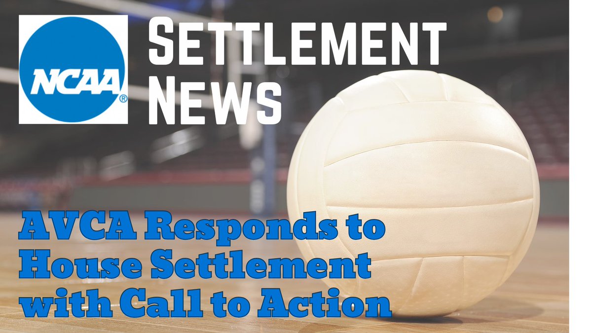 The AVCA stands with its peer organizations in acknowledging today’s final approval of the House v. NCAA settlement, while sounding the alarm on the existential threat it poses to Olympic and broad-based sports with a call to action.
Release: avca.org/blog/avca-resp…
#WeAreAVCA