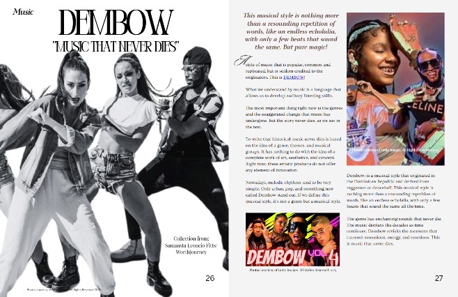 Worthwhile Journal (@worthjournal) on Twitter photo Have you heard of the music genre #dembow . #SamanstaLeoncioFitts shares some insight to a unique style. #DominicanRepublic <a href="/JeromeFitts/">Beau Fitts</a>
Click Below To Read:
issuu.com/theworthwhilej… Have you heard of the music genre #dembow . #SamanstaLeoncioFitts shares some insight to a unique style. #DominicanRepublic <a href="/JeromeFitts/">Beau Fitts</a>
Click Below To Read:
issuu.com/theworthwhilej…