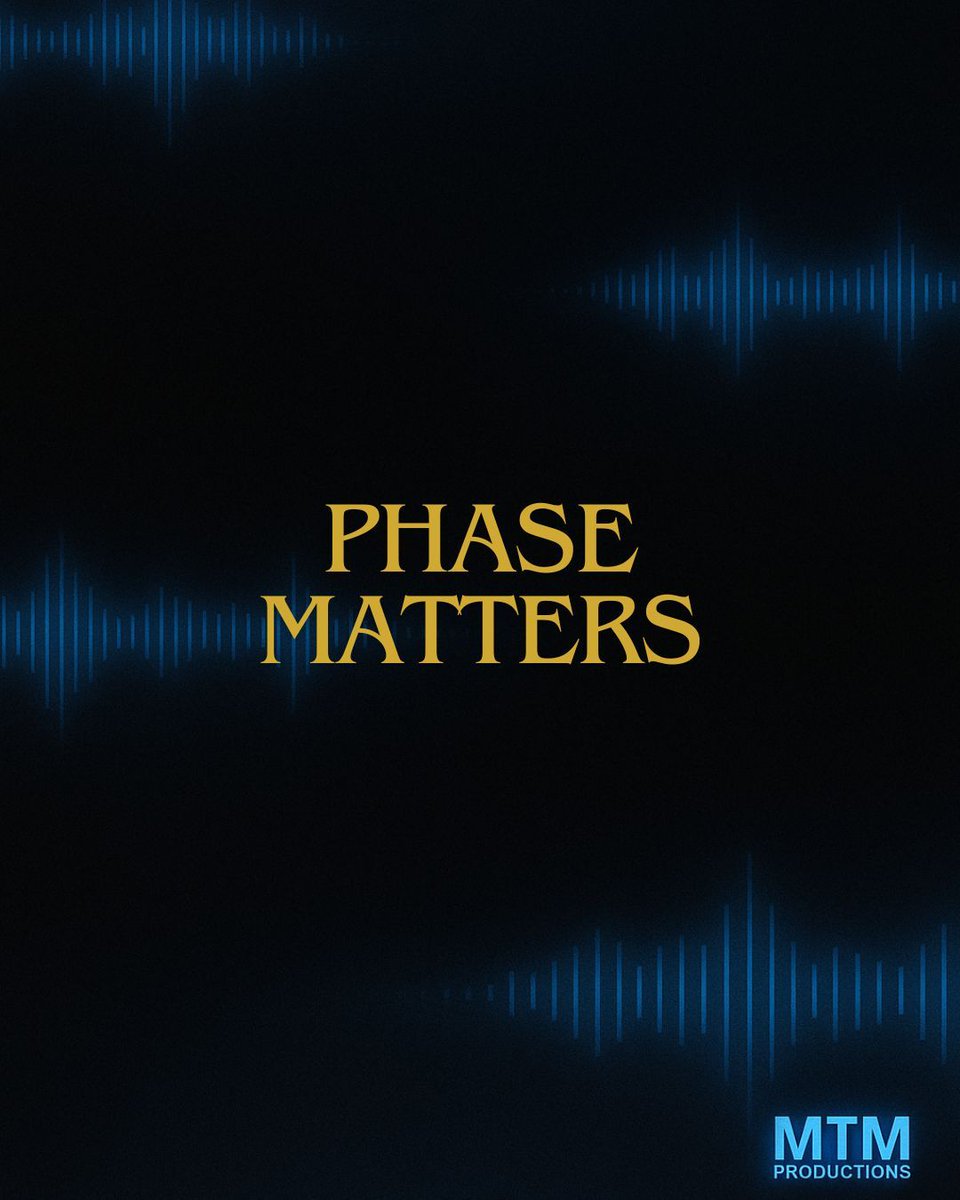 mtm__prod's tweet image. Always check mono compatibility. Phase issues ruin great mixes.
`
`
`
`
#AudioNerds #PhaseCorrection #MixTips #MTMProductions #UnsignedArtist #IndependentArtist
